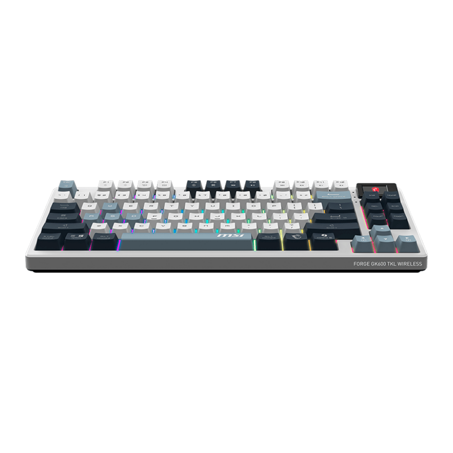 TECLADO MSI FORGE GK600 TKL WIRELESS SKY MECANICO