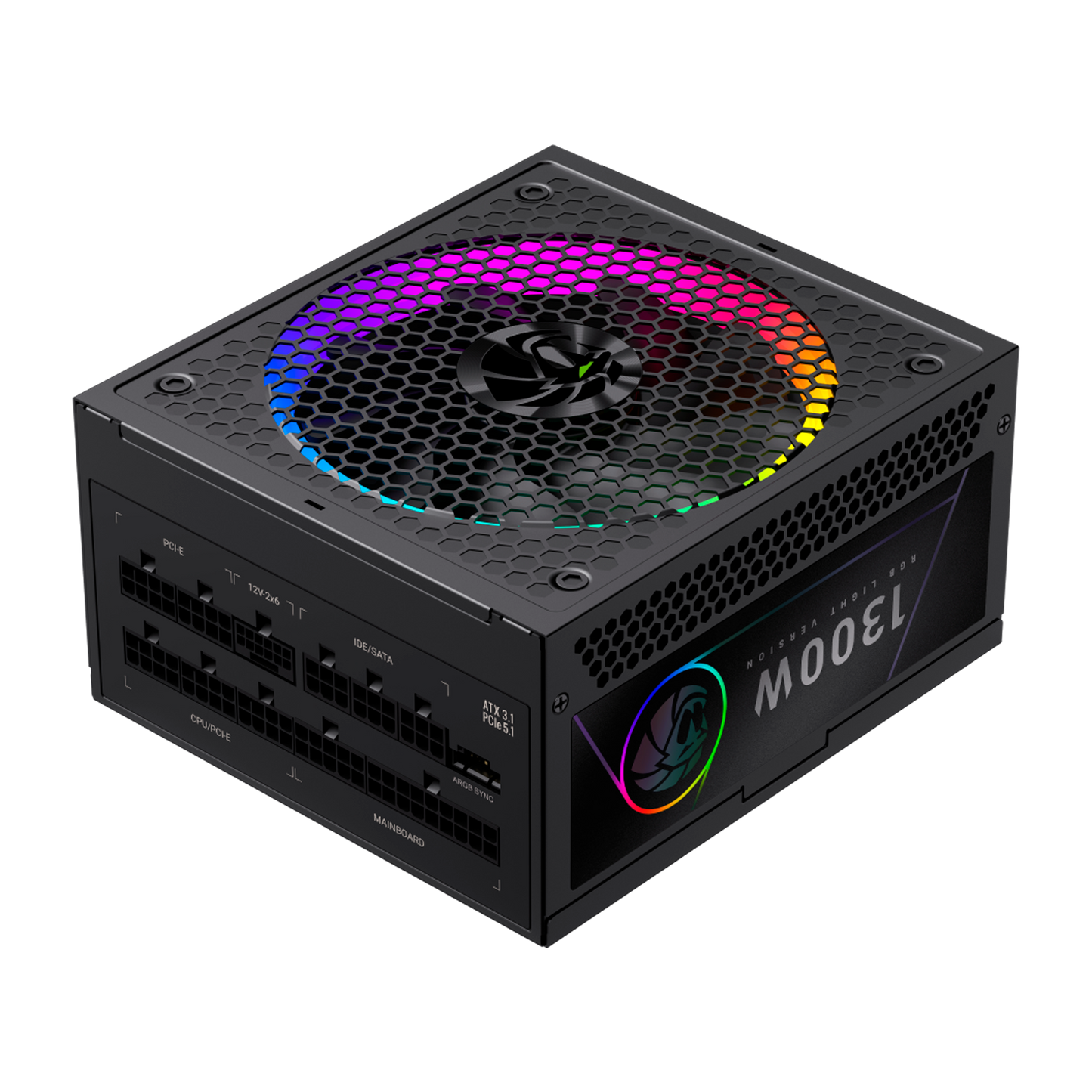 FUENTE CERTIFICADA GAMEMAX 1300W RGB PRO 1300P 80+ PLATINIUM