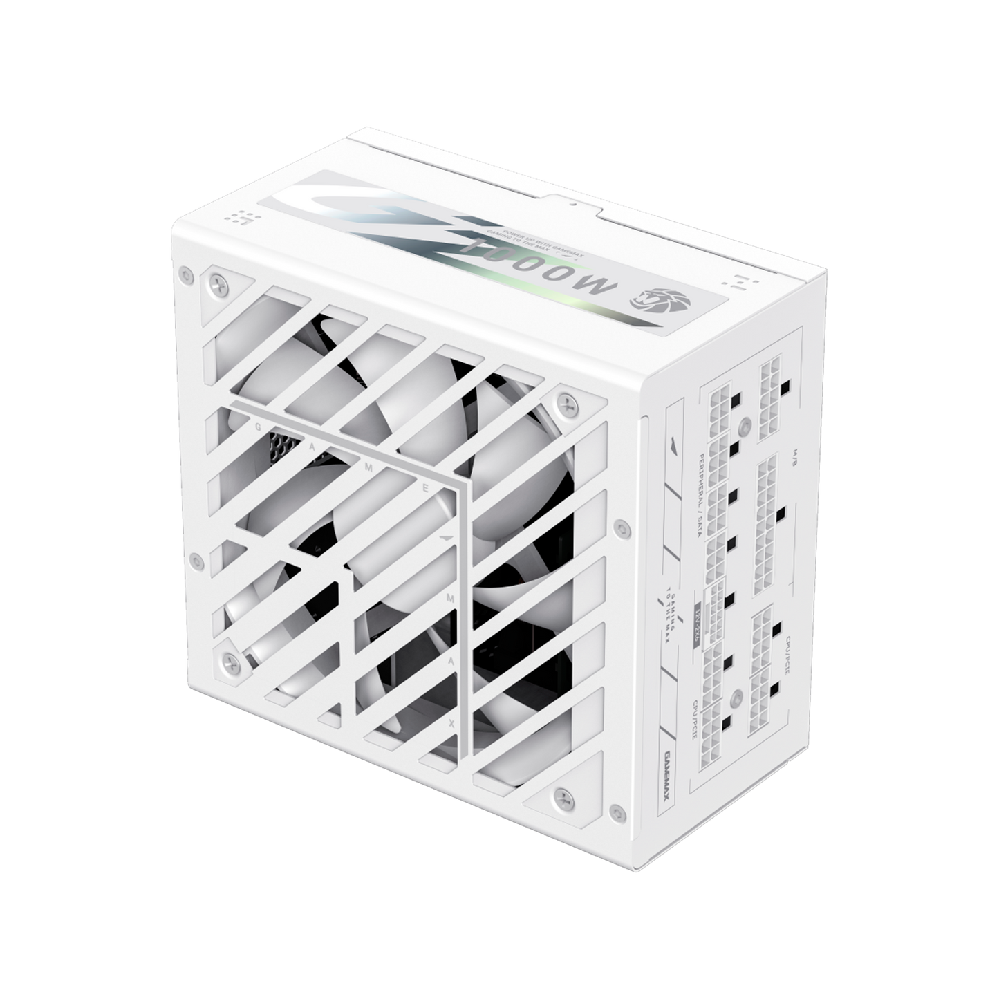 FUENTE CERTIFICADA GAMEMAX 1000W GZ 1000G 80+ GOLD BLANCA