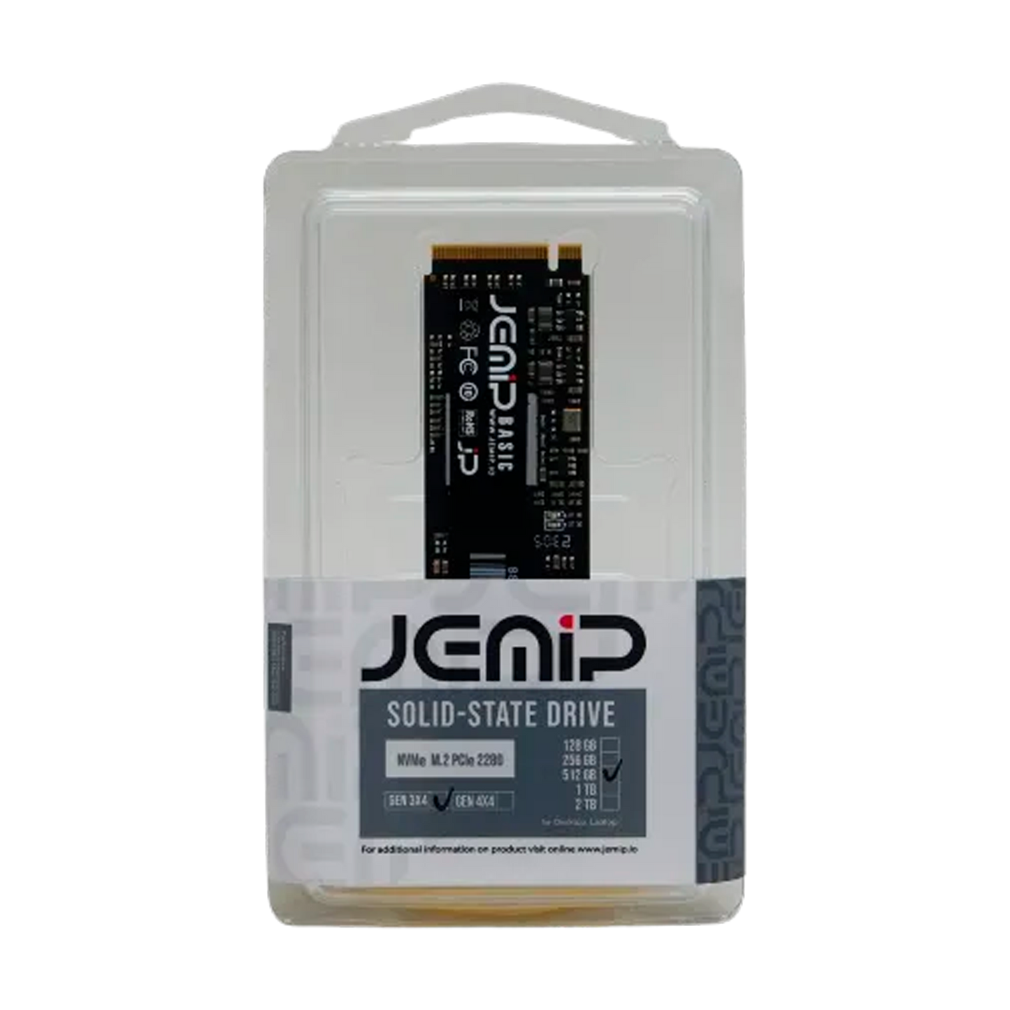 Disco M.2 512GB JEMIP BASIC PCIe 3.0 NVMe