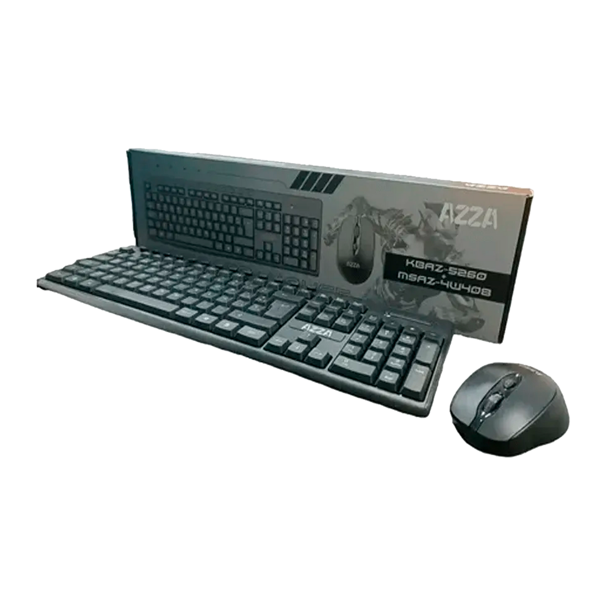 COMBO TECLADO MOUSE AZZA INALAMBRICO