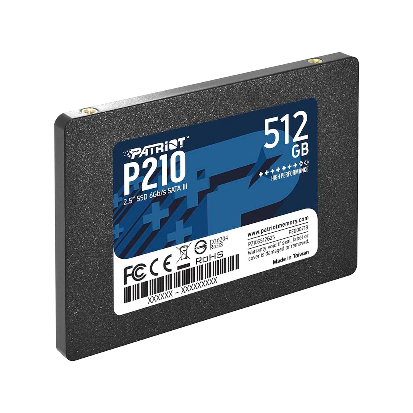 DISCO SOLIDO 512GB PATRIOT P210 SSD SATA 3