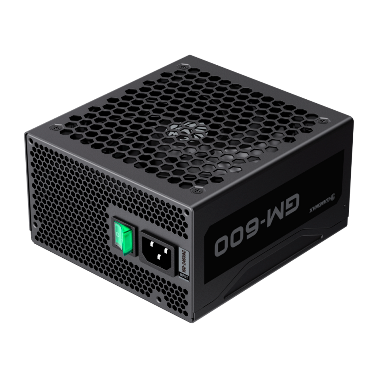 FUENTE CERTIFICADA GAMEMAX 600W GM-600 80+ BRONCE NEGRO