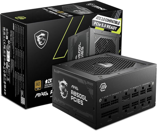 FUENTE CERTIFICADA 850W MSI MAG A850GL PCIE5 GOLD