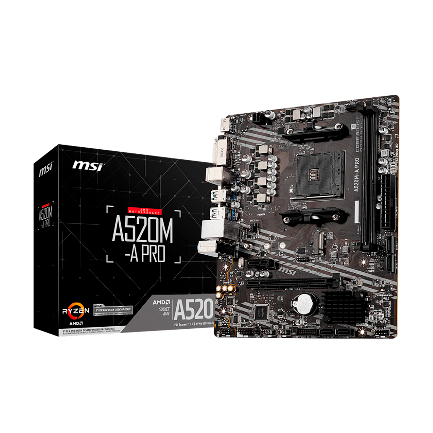 TARJETA MADRE MSI A520M-A PRO AM4