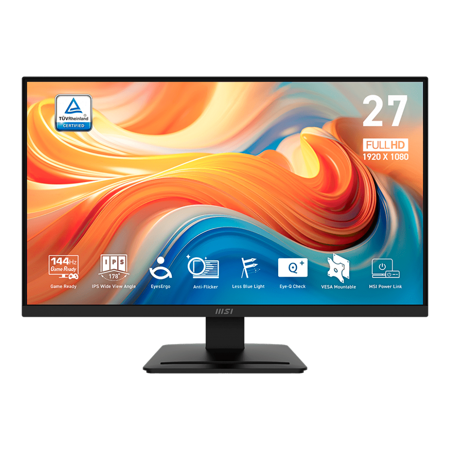 MONITOR MSI 27 PULGADAS PRO MP273L E14 PLANO 144HZ
