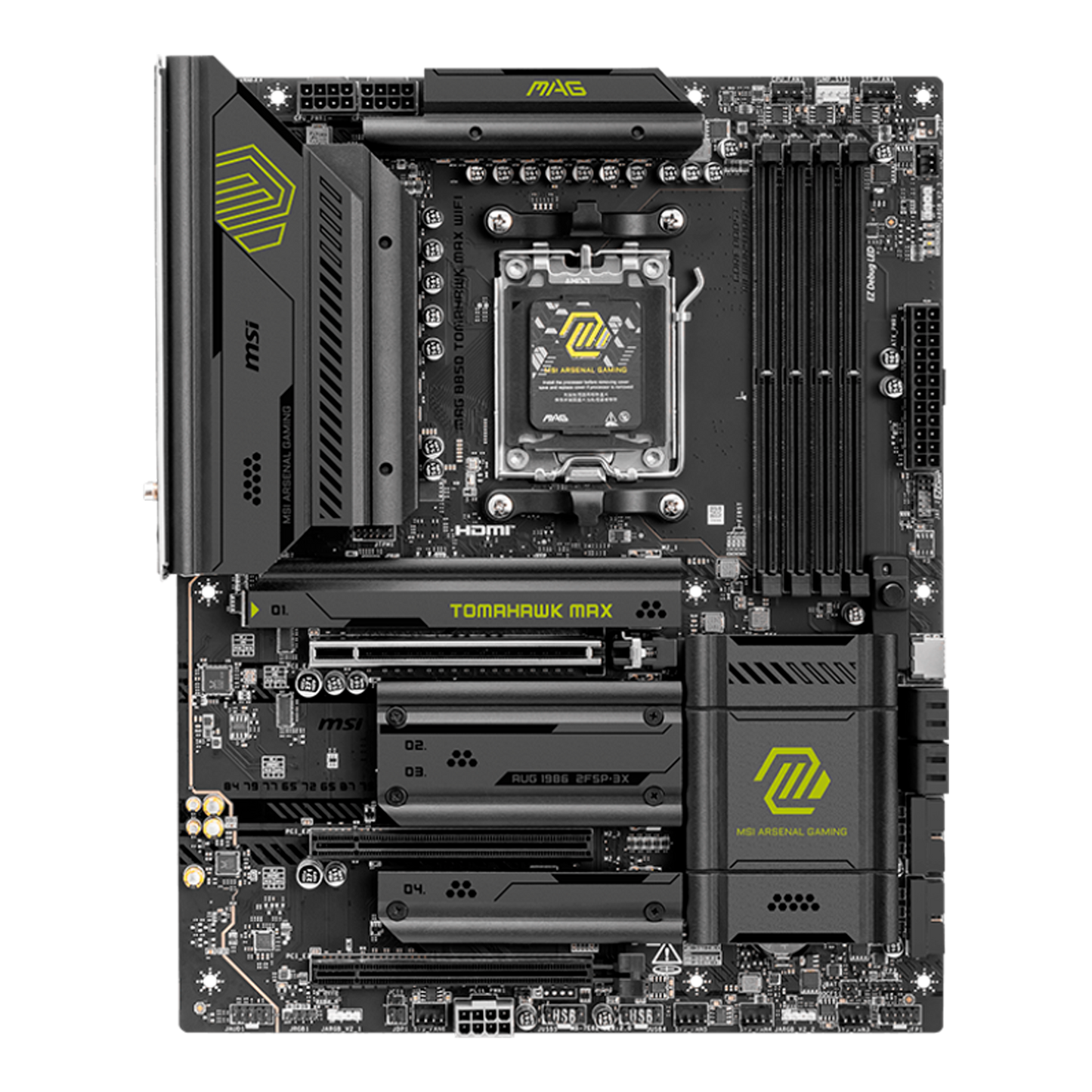 TARJETA MADRE MSI MAG B850 TOMAHAWK MAX WIFI AM5