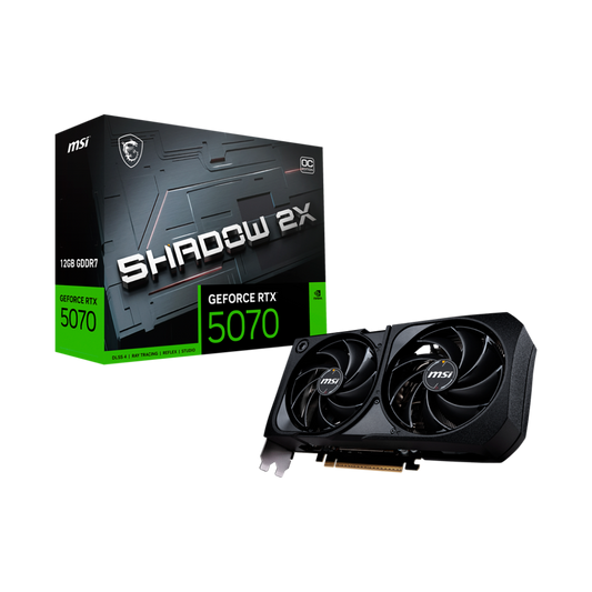 TARJETA DE VIDEO MSI RTX 5070 12G SHADOW 2X OC