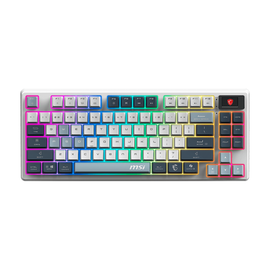 TECLADO MSI FORGE GK600 TKL WIRELESS SKY MECANICO