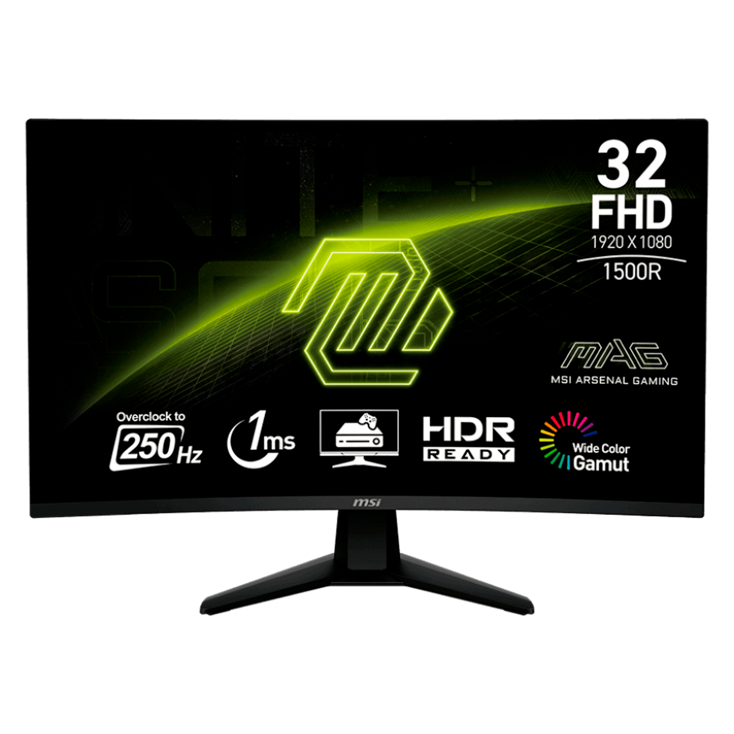 MONITOR MSI 32 PULGADAS MAG 32C6X CURVO 250HZ