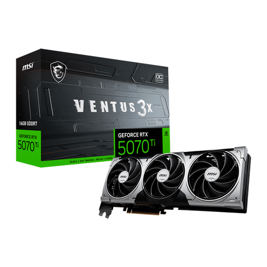 TARJETA DE VIDEO MSI RTX 5070 Ti 16G VENTUS 3X OC