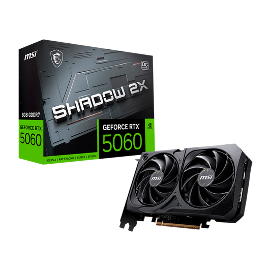 TARJETA DE VIDEO MSI RTX 5060 SHADOW 2X