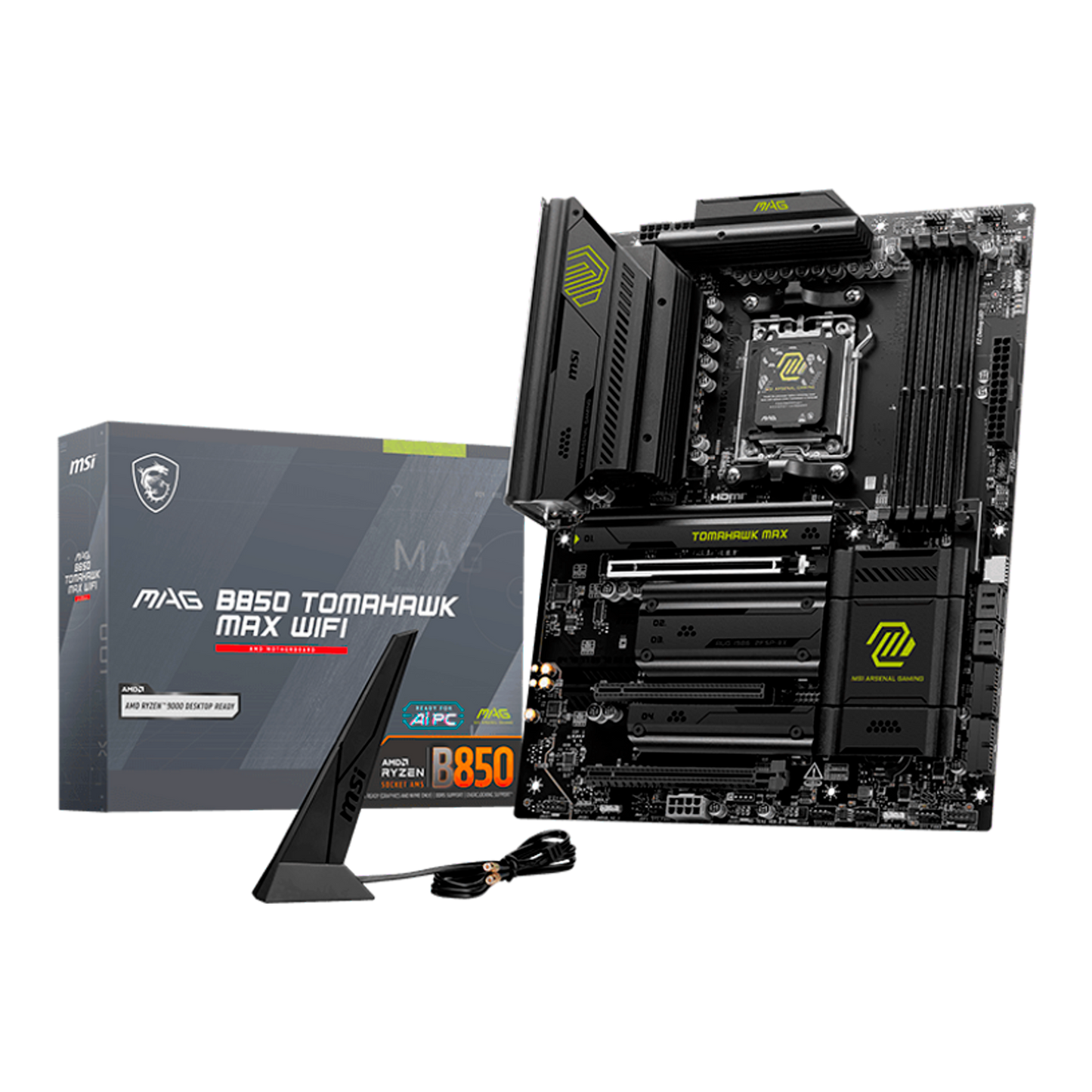 TARJETA MADRE MSI MAG B850 TOMAHAWK MAX WIFI AM5