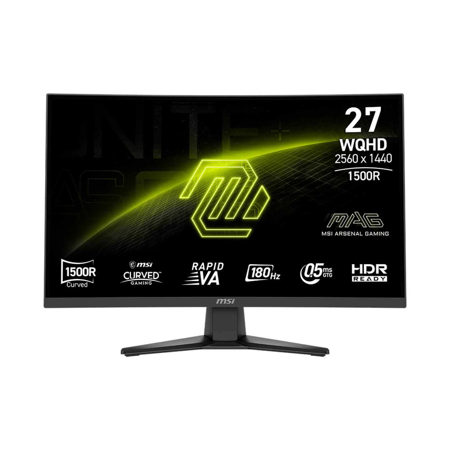 MONITOR MSI 27 PULGADAS MAG MP275CQF E18 2K 27 PULGADAS CURVO 180HZ
