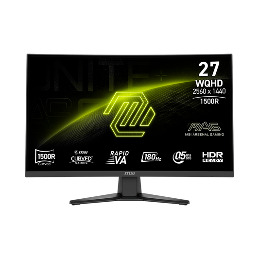 MONITOR MSI 27 PULGADAS MAG MP275CQF E18 2K 27 PULGADAS CURVO 180HZ