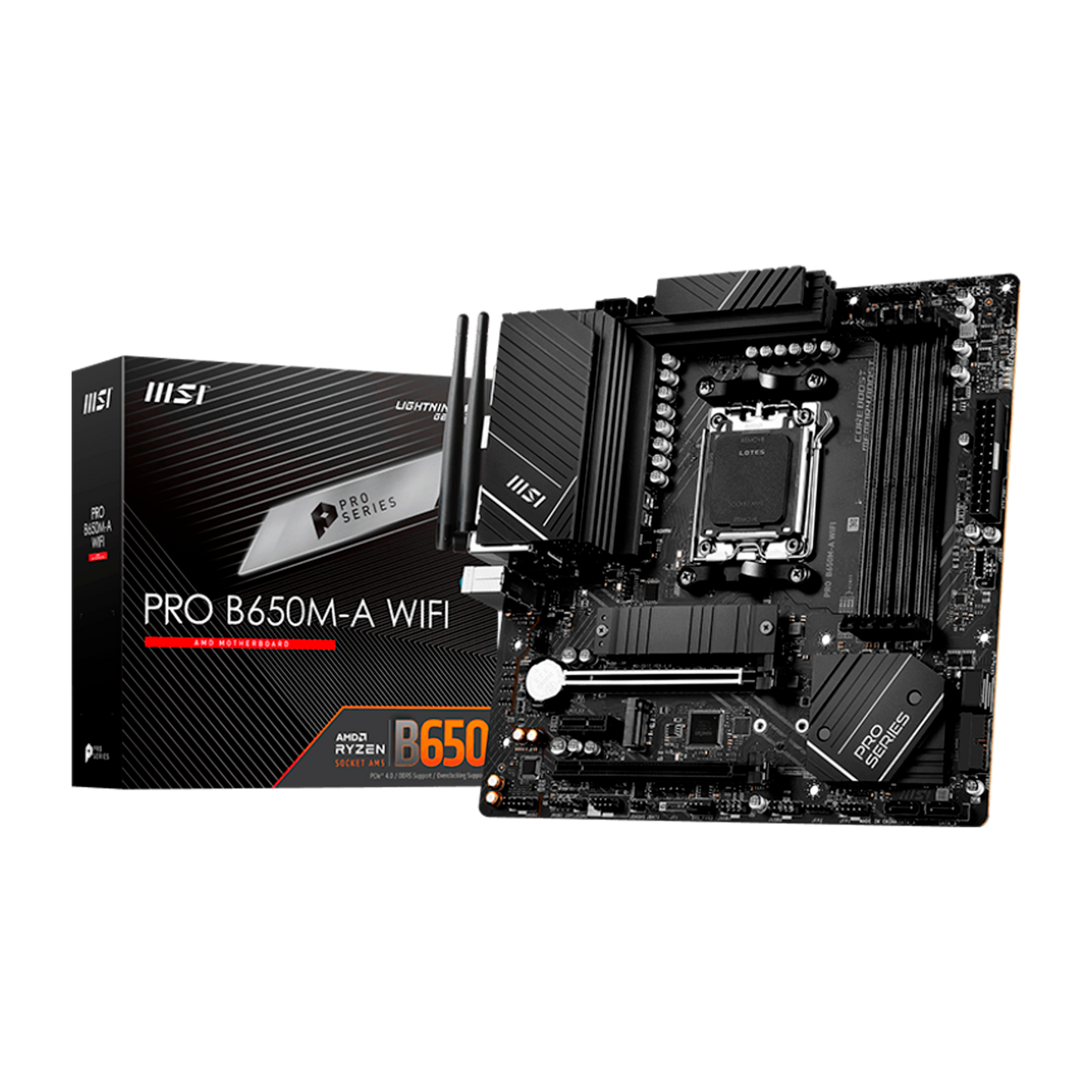 TARJETA MADRE MSI PRO B650M-A WIFI AM5
