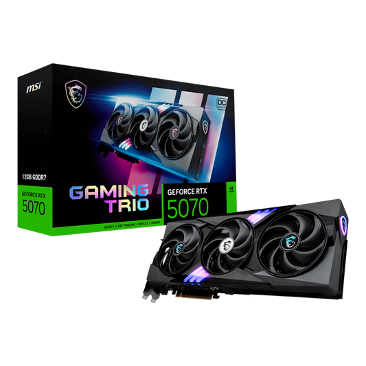TARJETA DE VIDEO MSI RTX 5070 12G GAMING TRIO OC