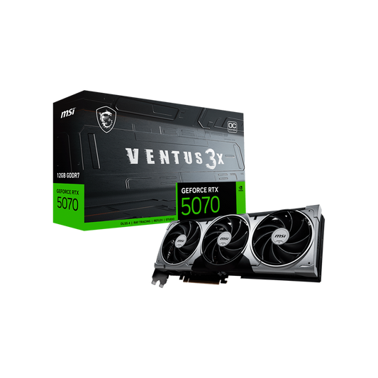 TARJETA DE VIDEO MSI RTX 5070 12G VENTUS 3X OC