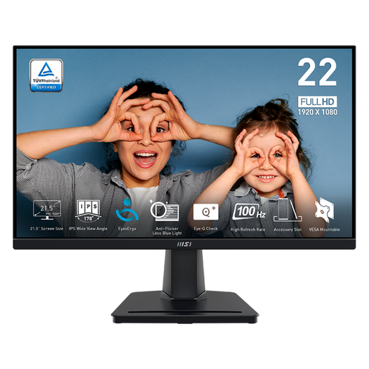 MONITOR MSI 22 PULGADAS PRO MP225V PLANO 100HZ