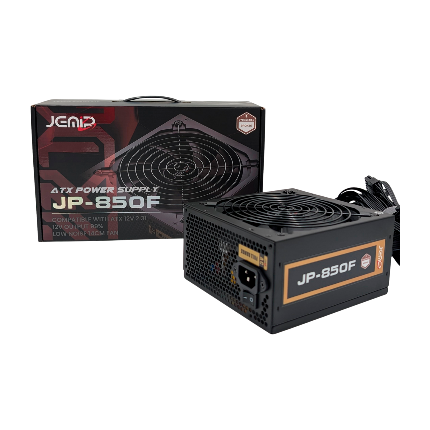 FUENTE CERTIFICADA JEMIP 850W JP-850F 80+ BRONCE