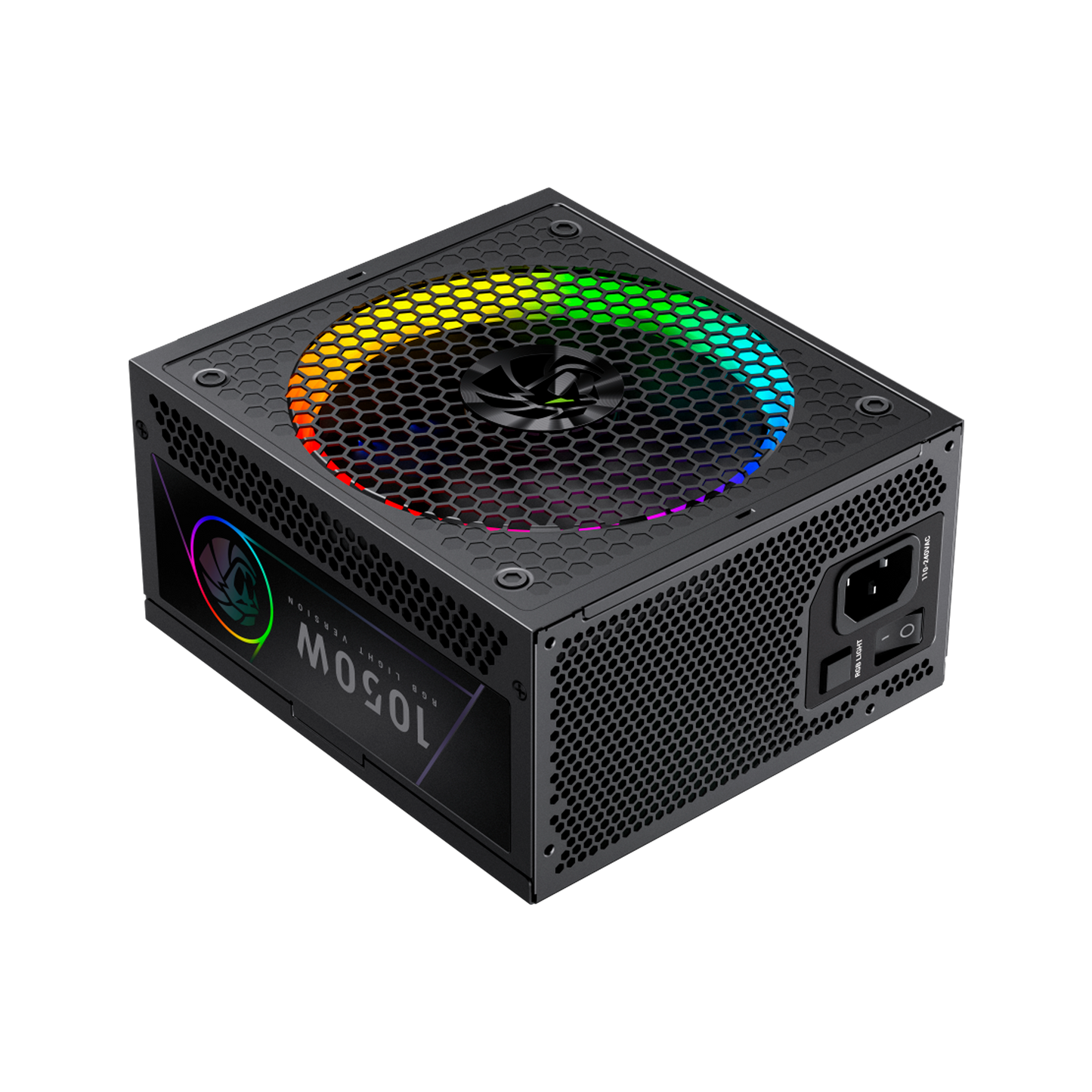 FUENTE CERTIFICADA GAMEMAX 1050W RGB 1050G 80+ GOLD