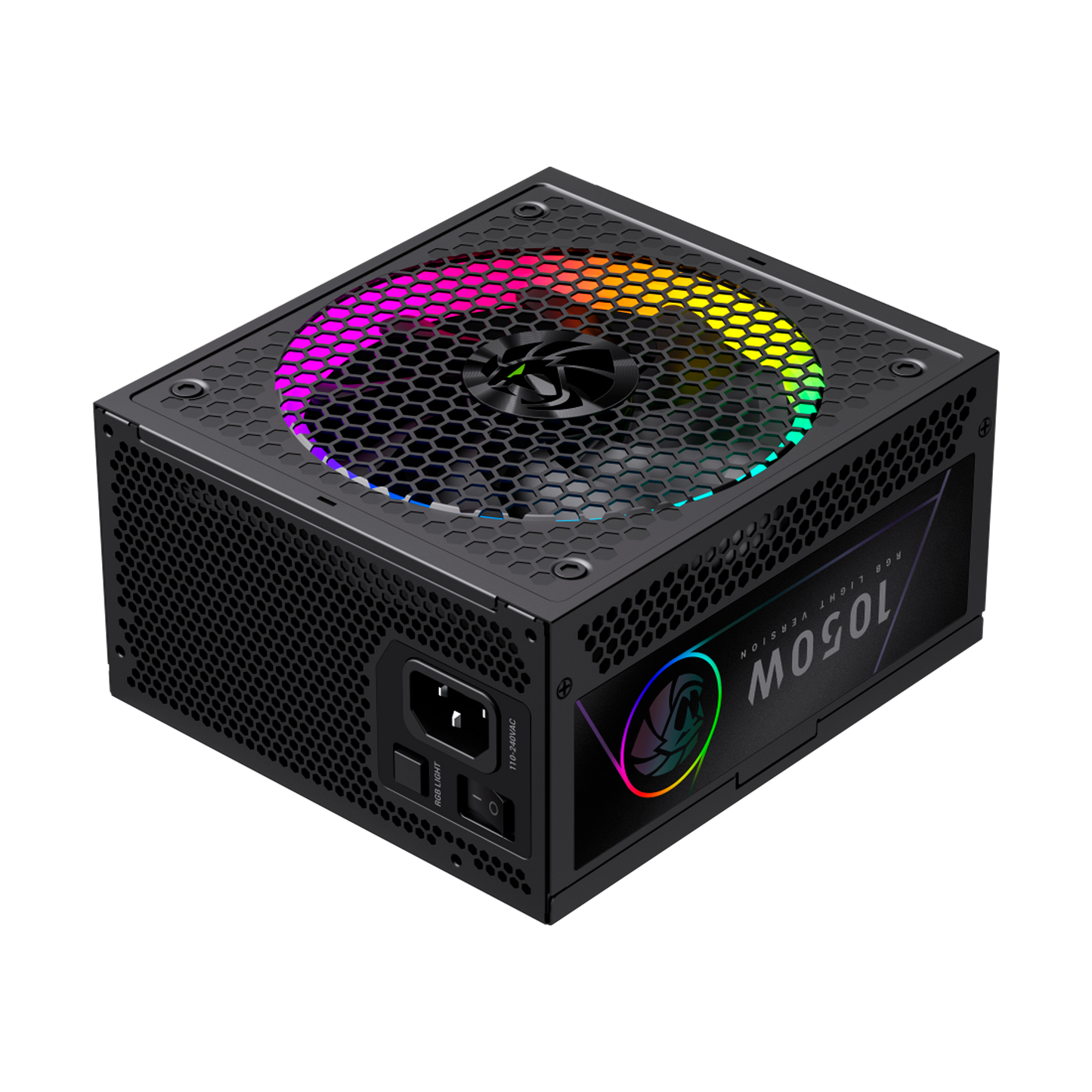 FUENTE CERTIFICADA GAMEMAX 1050W RGB 1050G 80+ GOLD