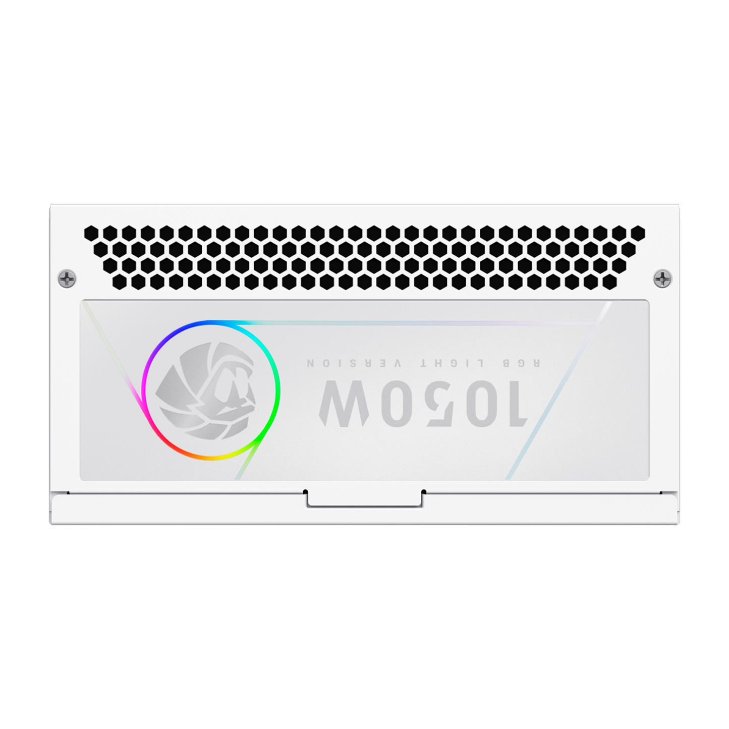 FUENTE CERTIFICADA GAMEMAX 1050W RGB 1050G 80+ GOLD BLANCA