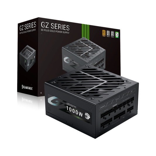 FUENTE CERTIFICADA GAMEMAX 1000W GZ 1000G 80+ GOLD