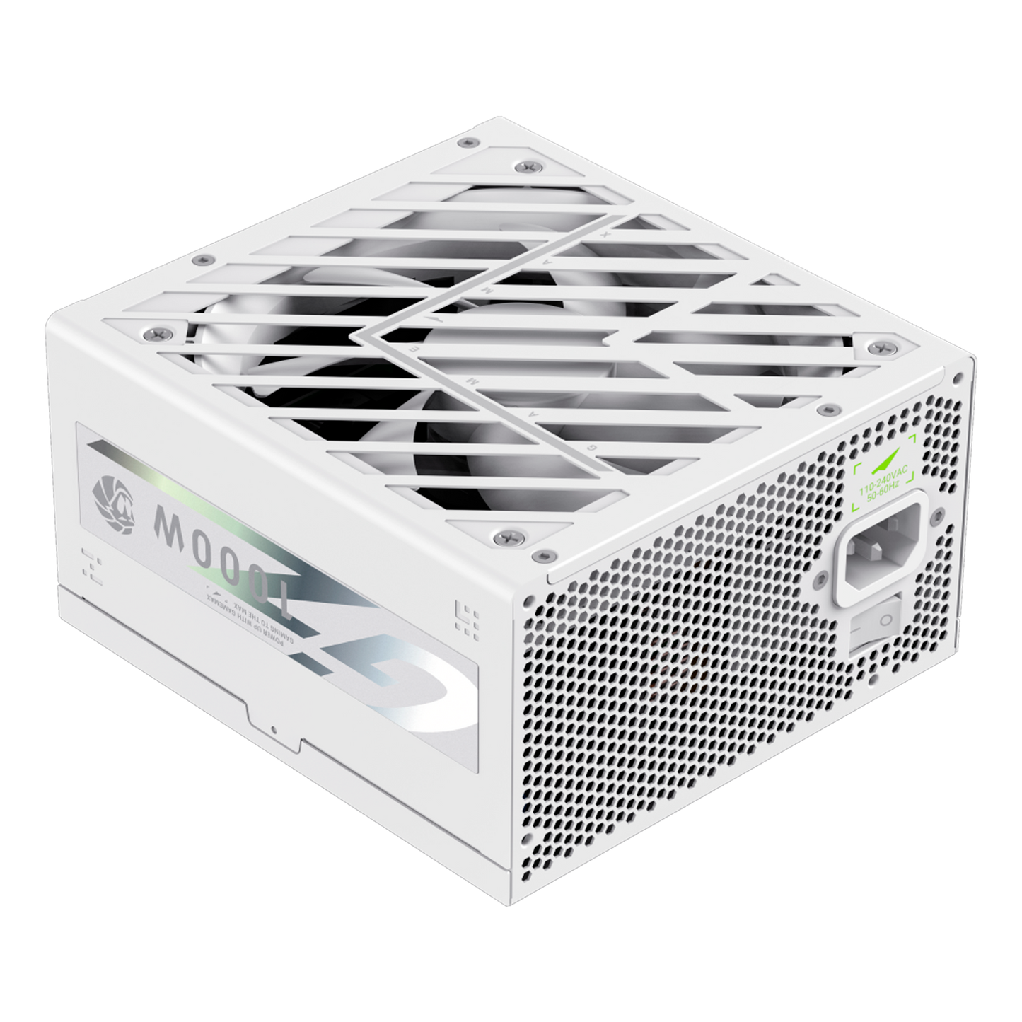 FUENTE CERTIFICADA GAMEMAX 1000W GZ 1000G 80+ GOLD BLANCA