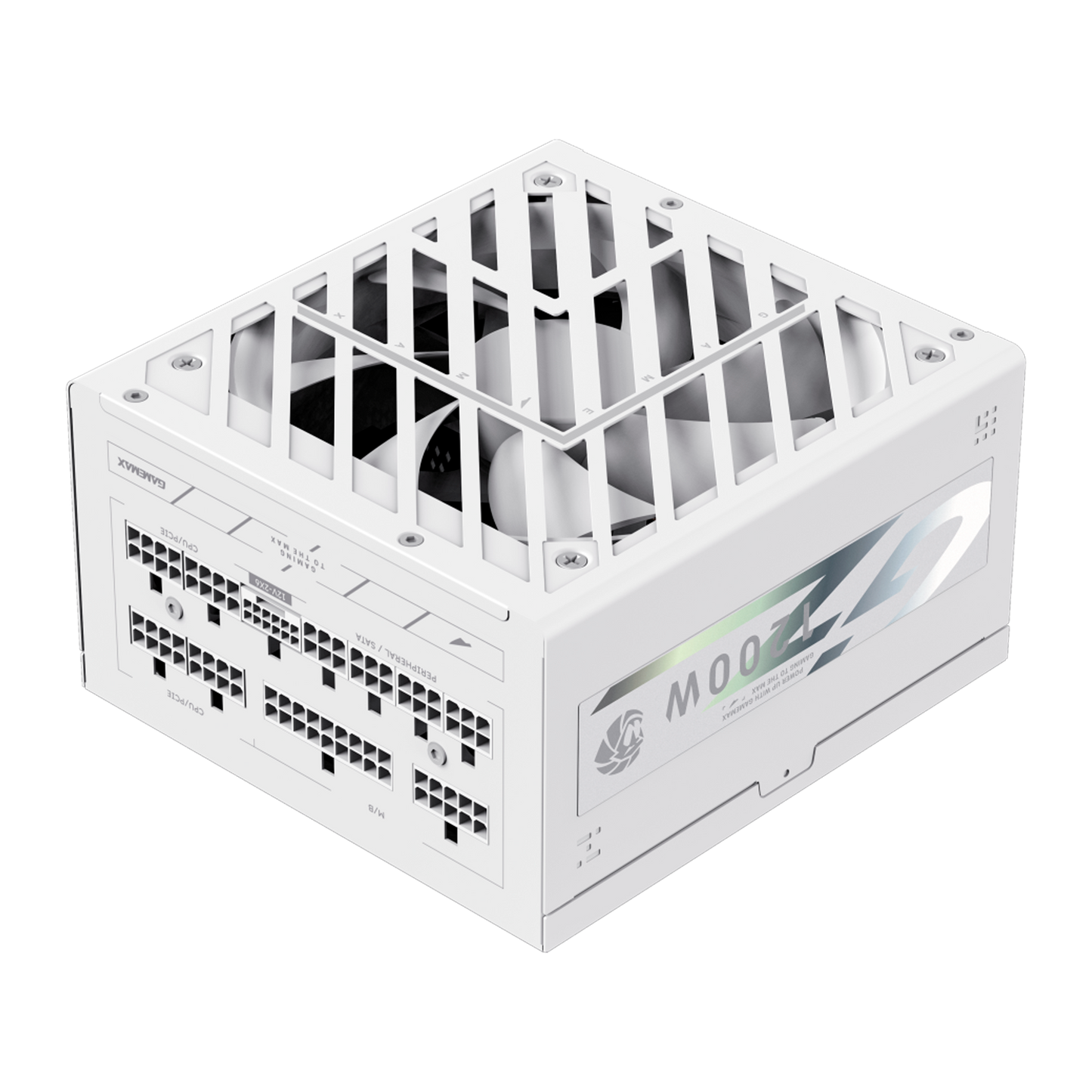 FUENTE CERTIFICADA GAMEMAX 1200W GZ 1200G 80+ GOLD BLANCA