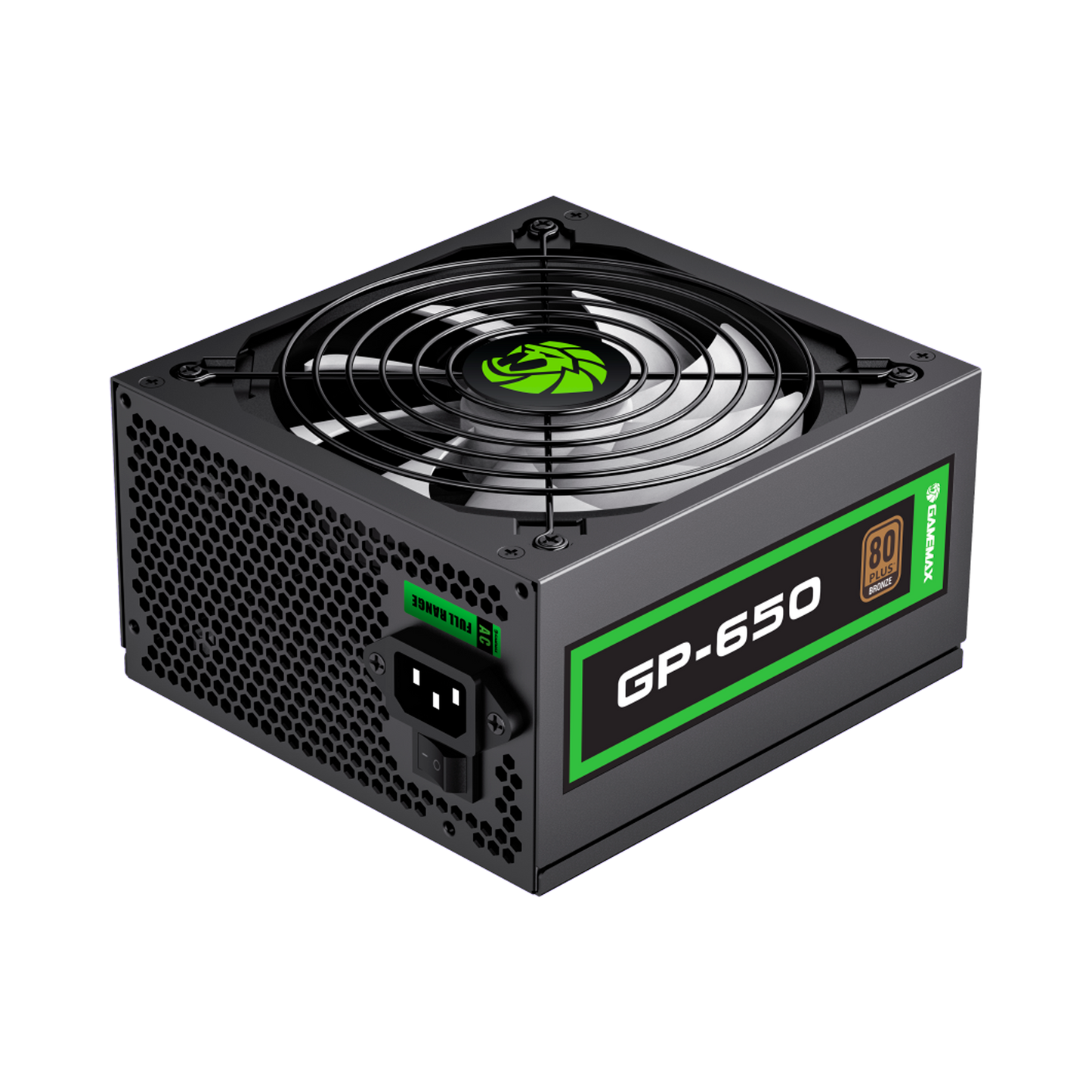 FUENTE CERTIFICADA GAMEMAX 650W GP-650 80+ BRONCE