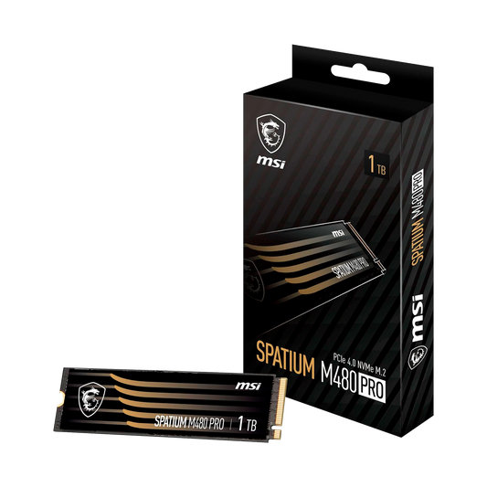Disco M.2 1TB MSI SPATIUM M480 PRO PCIe 4.0 NVMe