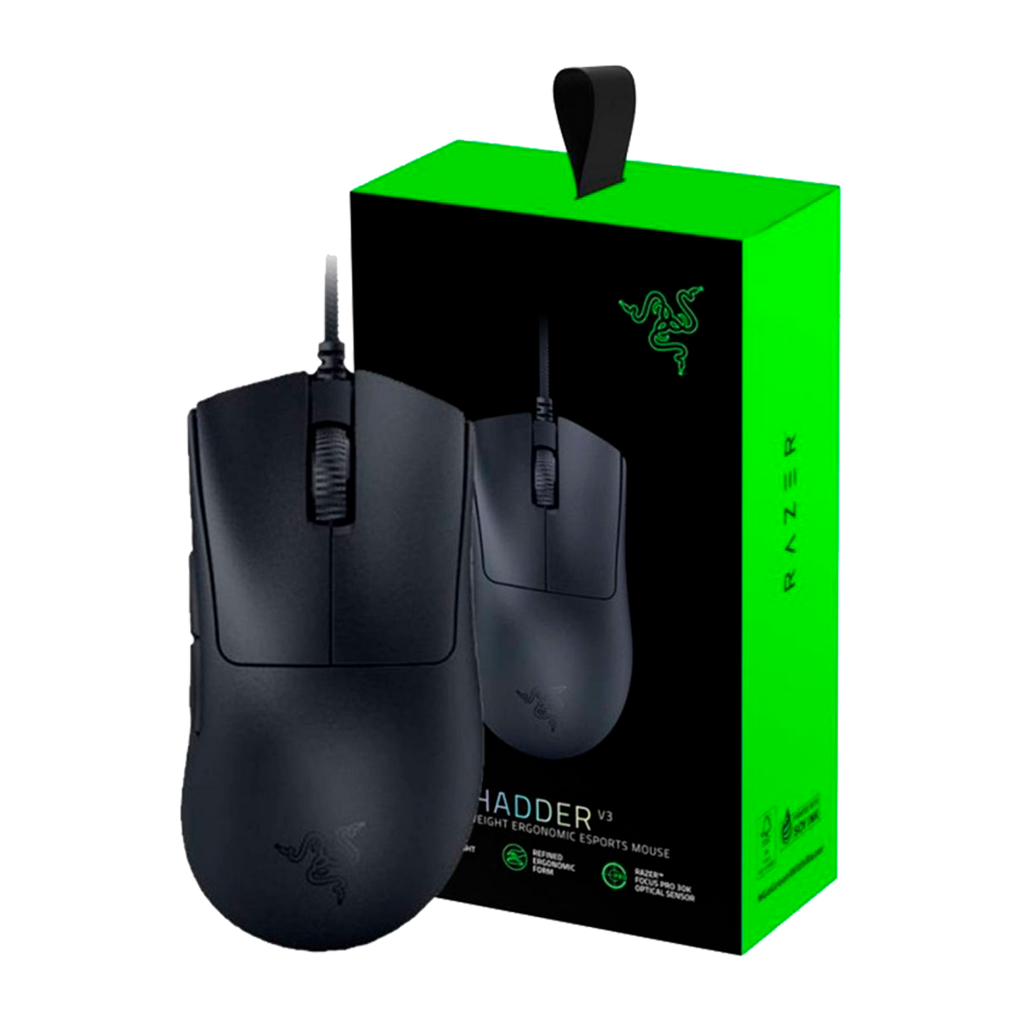 MOUSE RAZER GAMING DEATHADDER V3 USB
