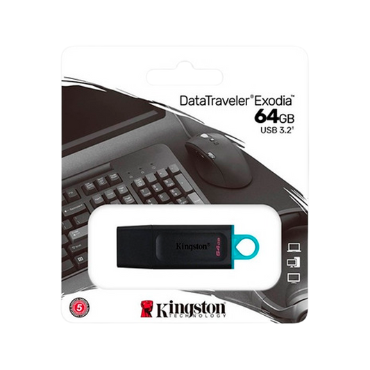 PENDRIVE 64GB KINGSTON EXODIA