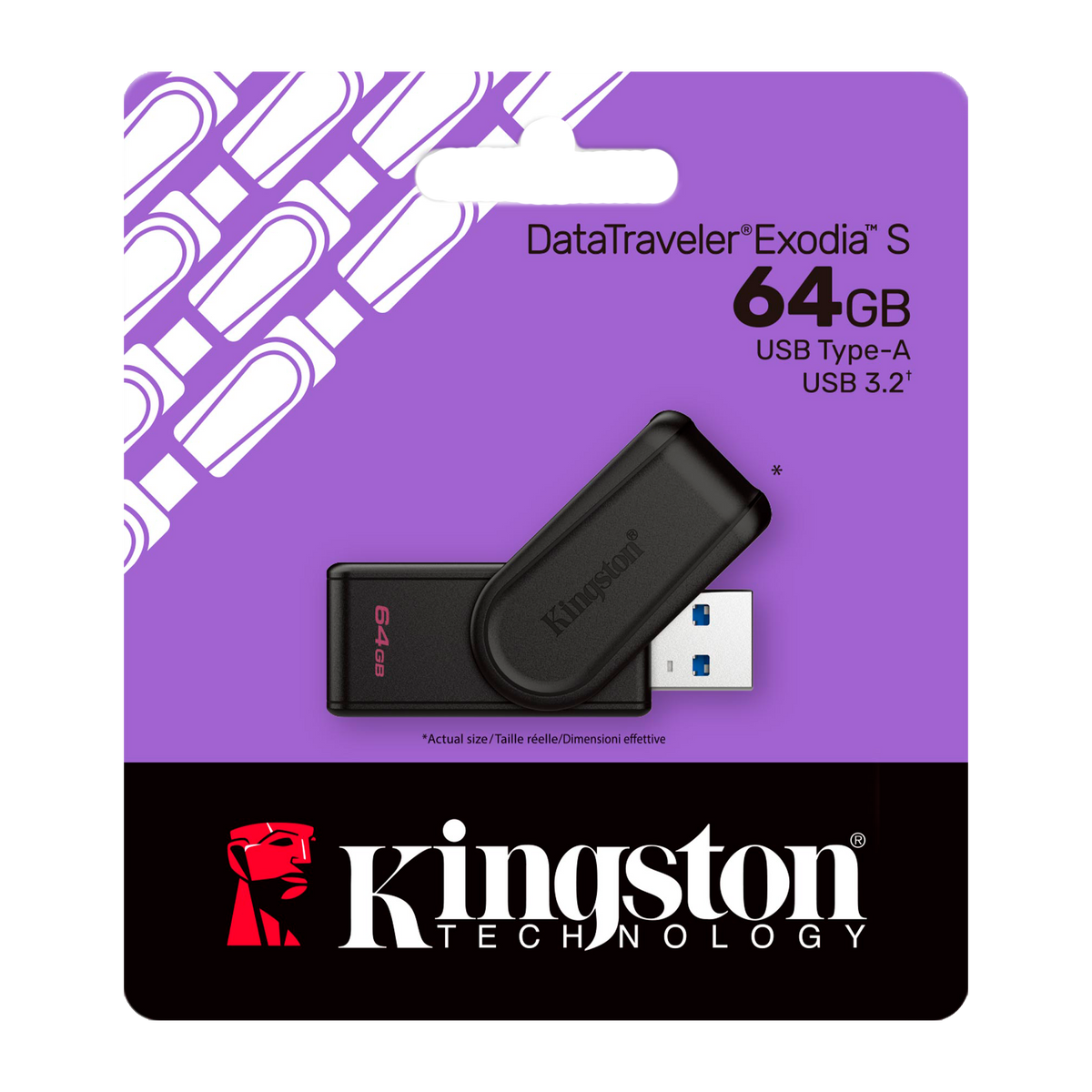 PENDRIVE 64GB KINGSTON EXODIA DTXS 64GB-TW