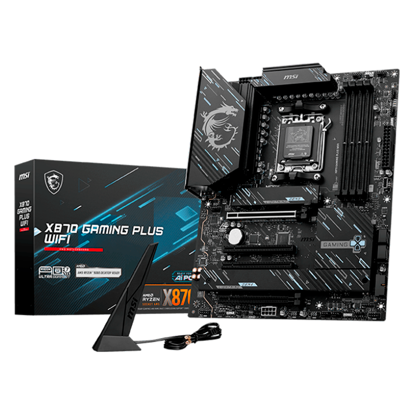 TARJETA MADRE X870 GAMING PLUS WIFI AM5