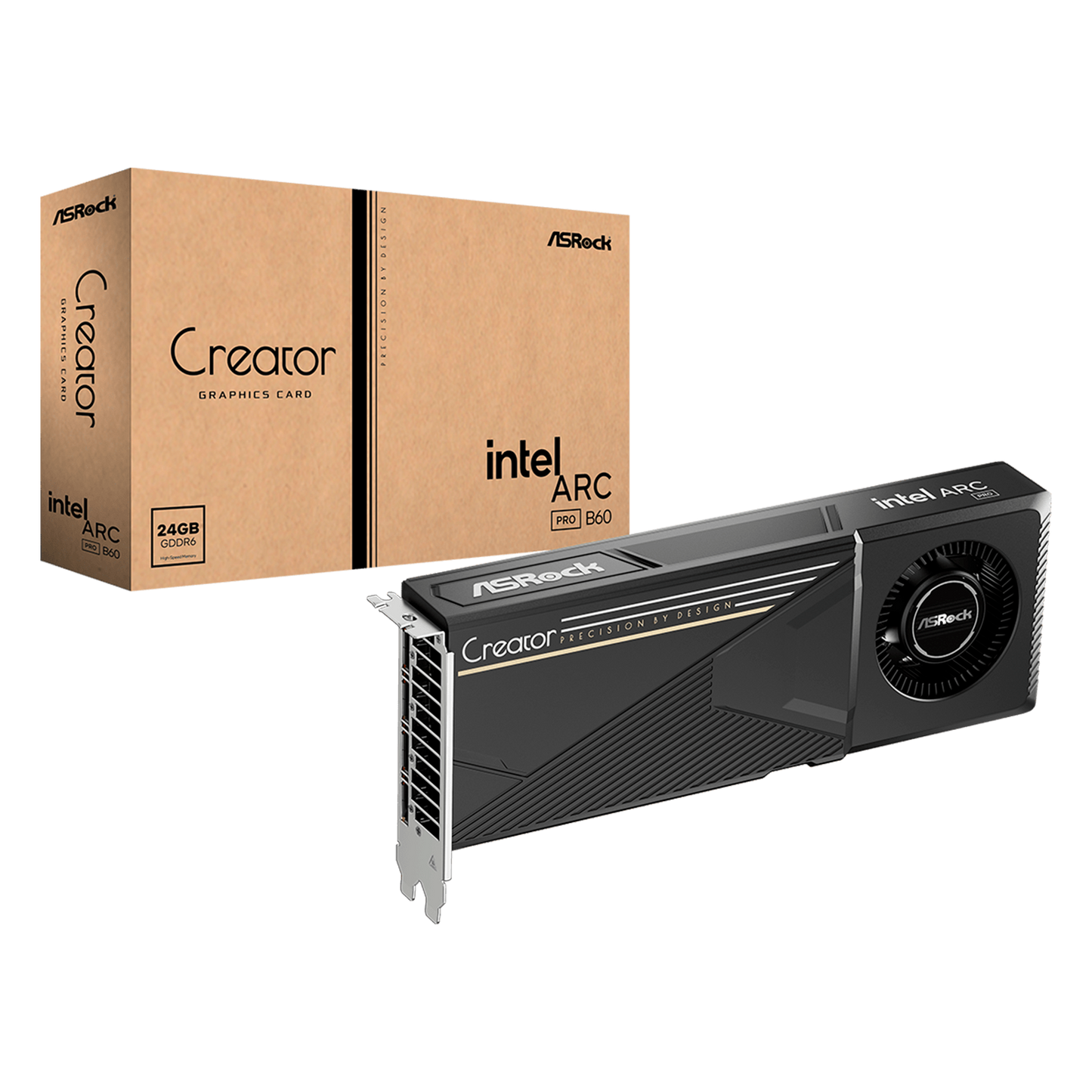 TARJETA DE VIDEO ASROCK INTEL B60 CREATOR 24GB