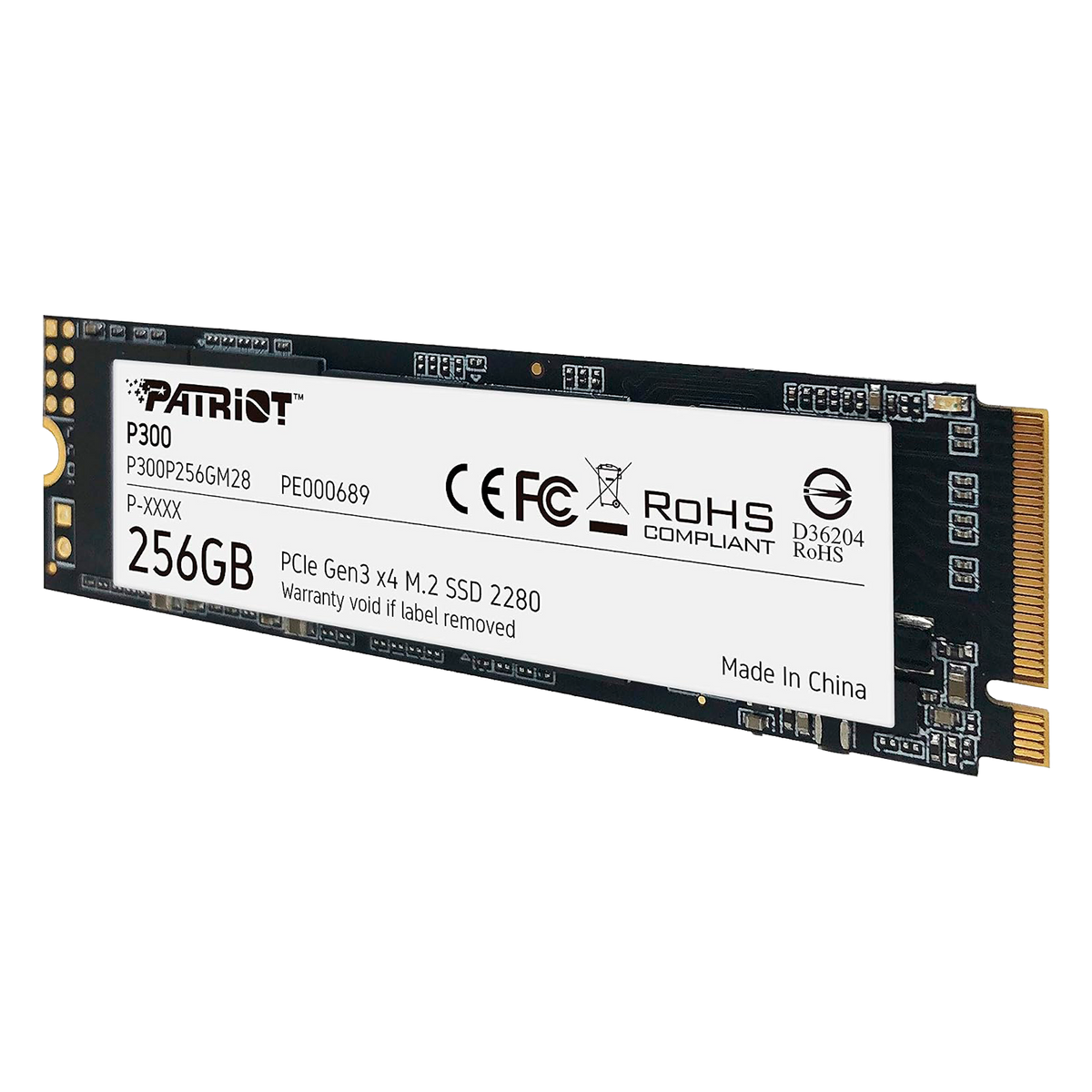 DISCO M.2 256GB PATRIOT P300 NVME GEN 3