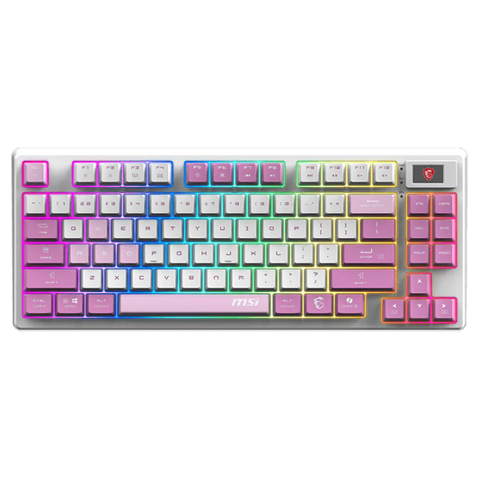 TECLADO MSI FORGE GK600 TKL WIRELESS VIOLET MECANICO