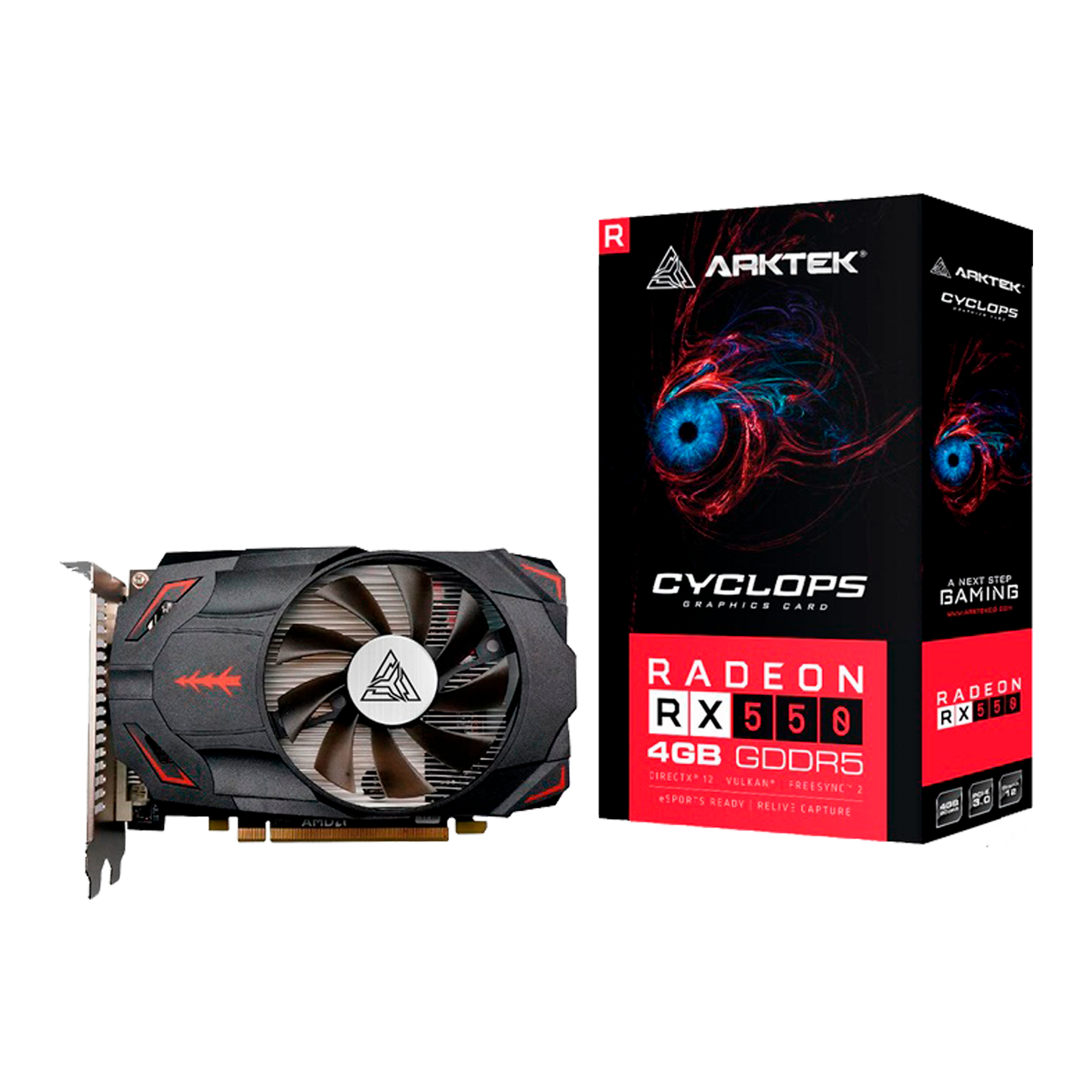 TARJETA DE VIDEO ARKTEK RX 550 4GB