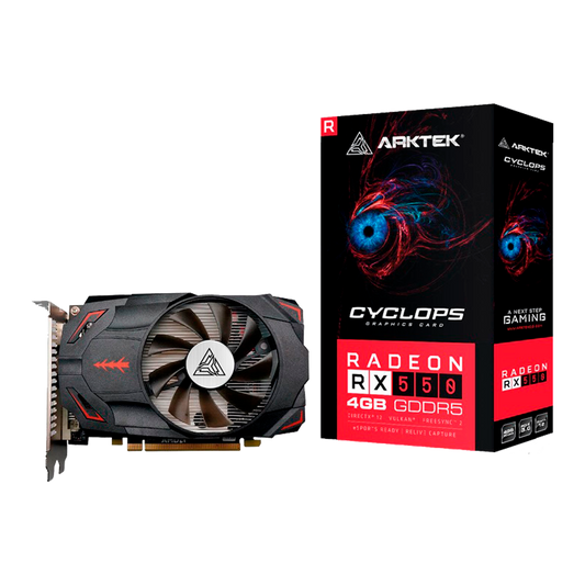 TARJETA DE VIDEO ARKTEK RX 550 4GB