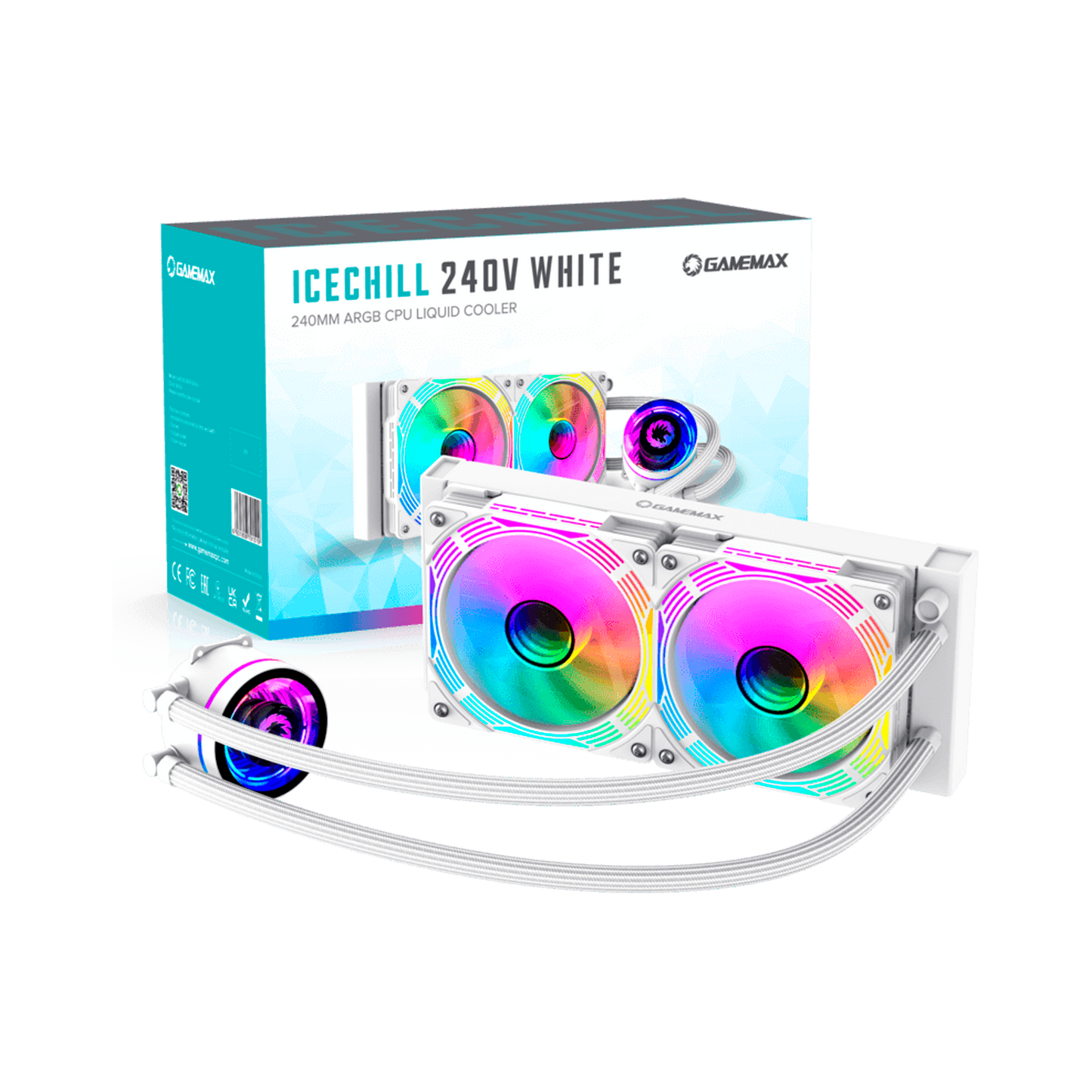 REFRIGERACION LIQUIDA GAMEMAX ICE CHILL 240V BLANCO