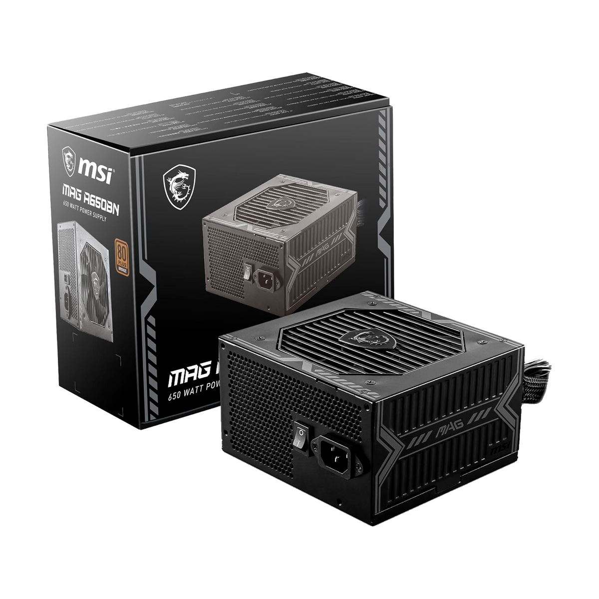 FUENTE CERTIFICADA 650W MSI MAG A650BN BRONCE