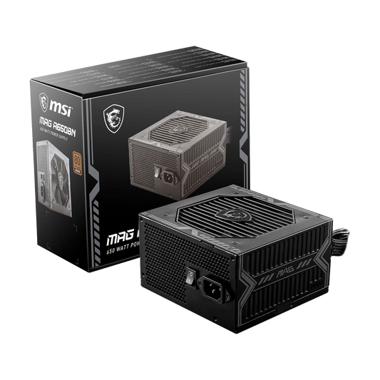 FUENTE CERTIFICADA 650W MSI MAG A650BN BRONCE