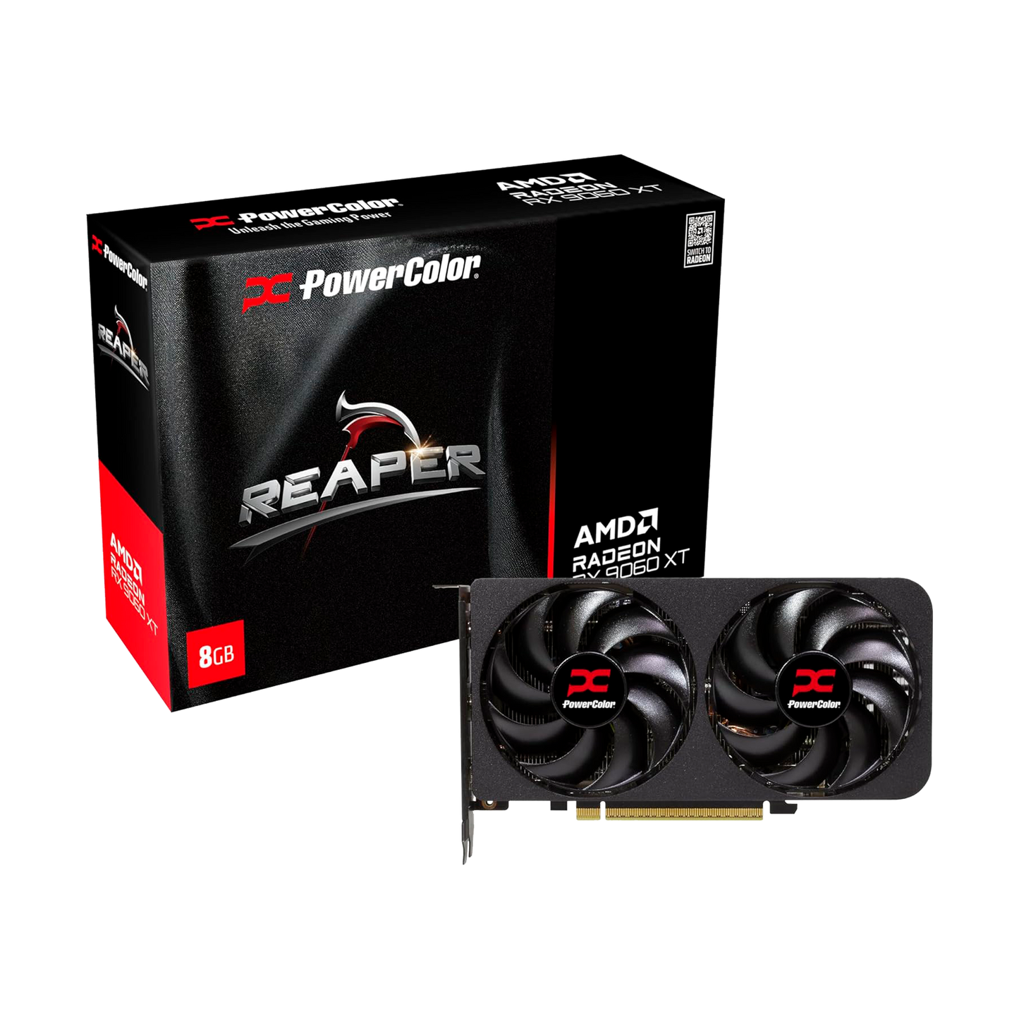 Tarjeta de Video POWERCOLOR REAPER AMD RADEON RX9060XT 8G