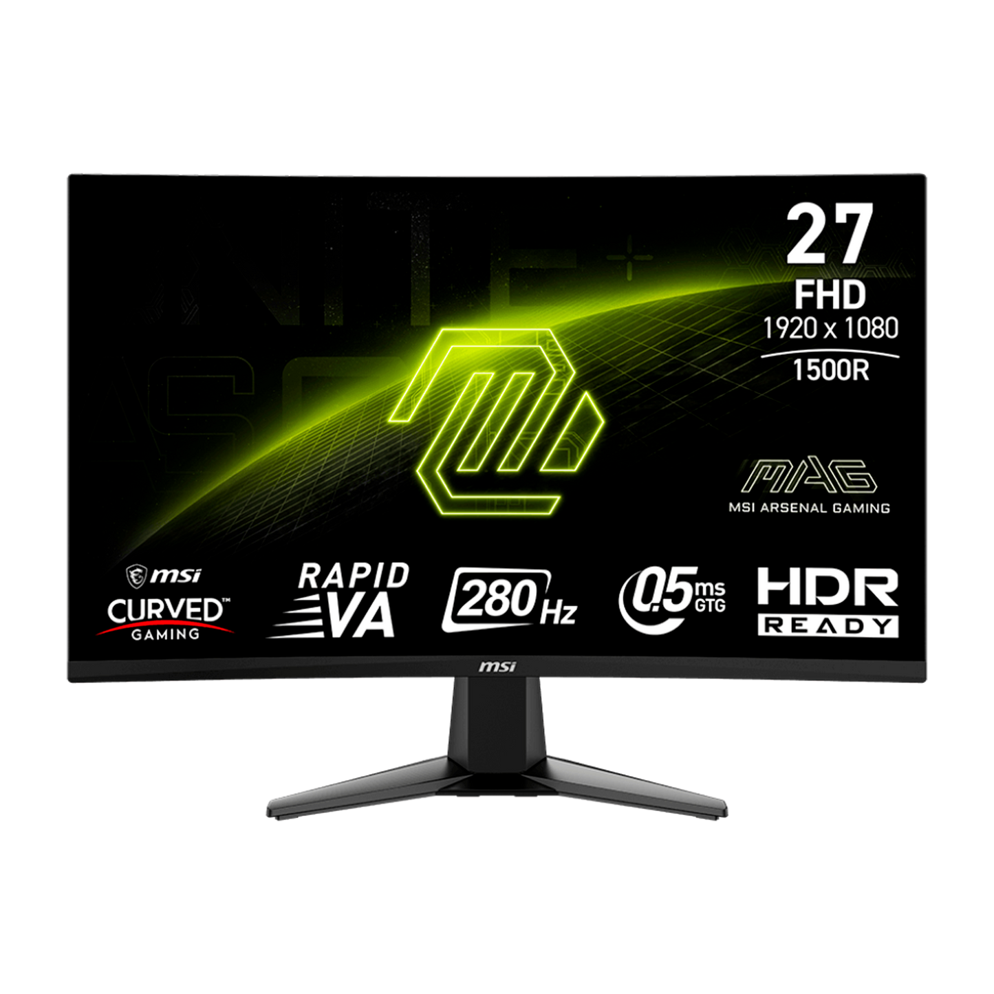 MONITOR MSI 27 PULGADAS MAG 276CXF CURVO 280HZ