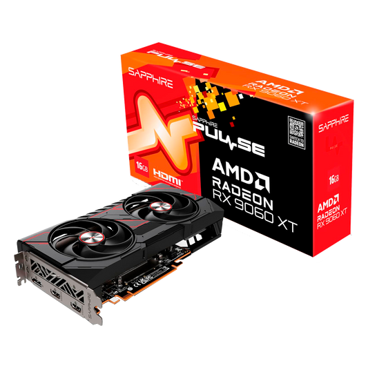 TARJETA DE VIDEO SAPPHIRE PULSE AMD Radeon RX 9060 XT OC 16GB
