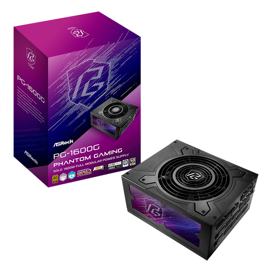 FUENTE DE PODER ASROCK 1600W GAMING PG-1600G ATX 3.1 GOLD MODULAR