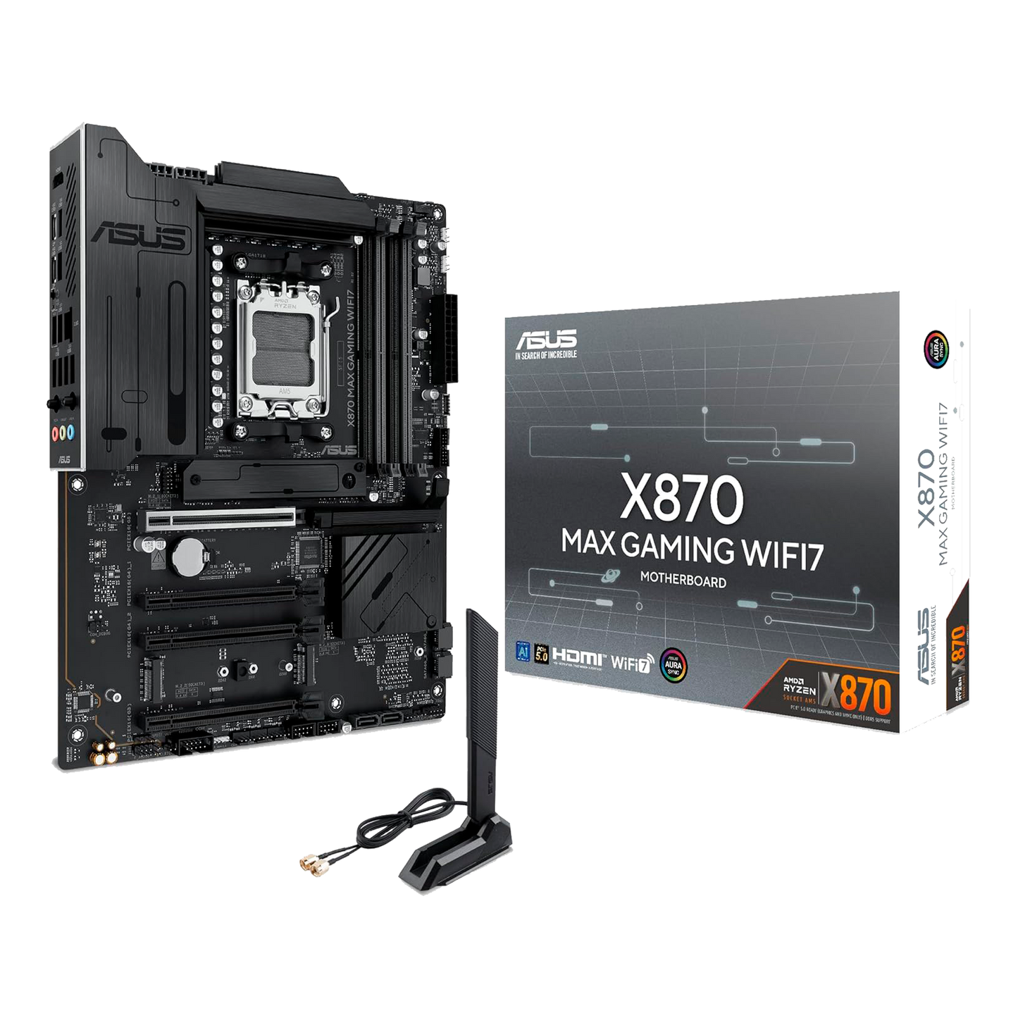 TARJETA MADRE ASUS X870 MAX GAMING WIFI7 AM5