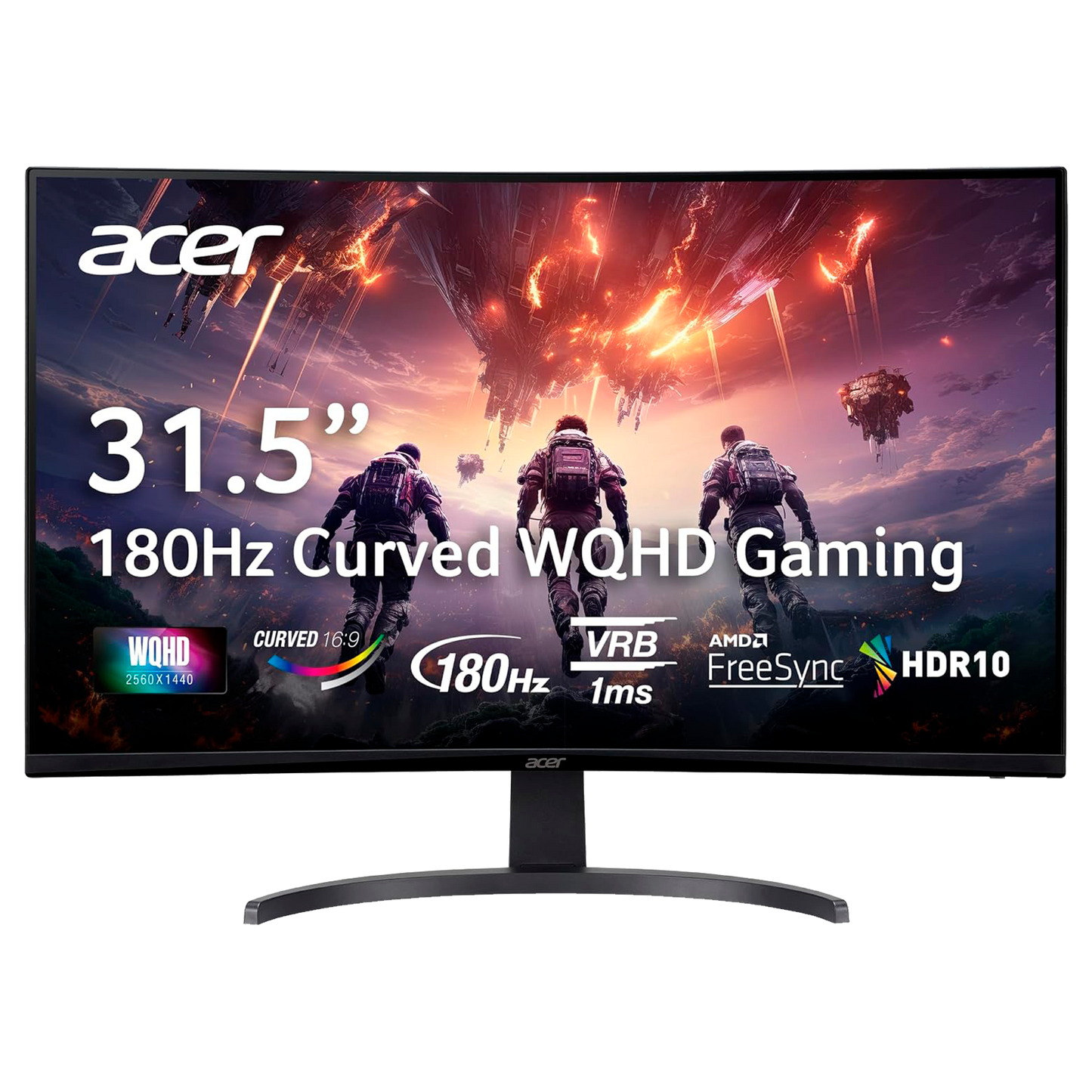 MONITOR ACER 32 PULGADAS 2K NITRO EDB323QU CURVO 180HZ